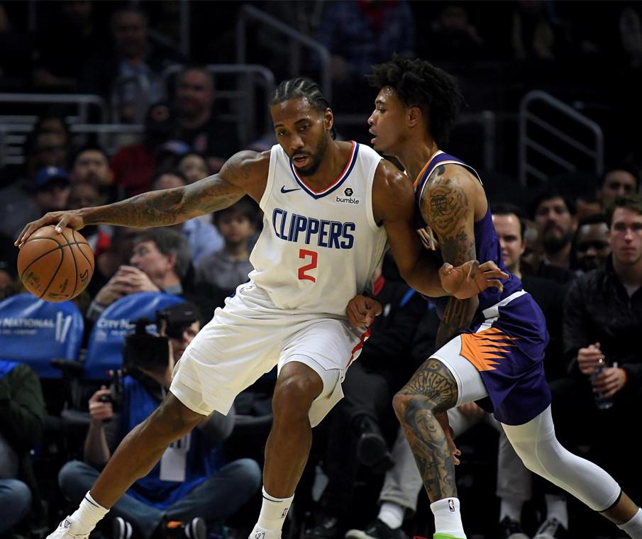 Clippers VS Suns Half-time Courtside