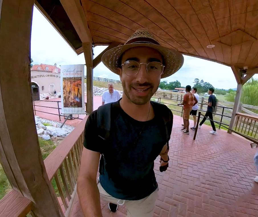 I spent a day in a cavern! 